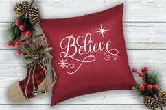 Believe Christmas SVG - PNG, DXF, SVG, EPS, Cut File Product Image 7