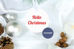 Round Ornament Mockup PSD , Sublimation Ornament Mockup Product Image 4