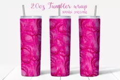 Tumbler wrap 20oz, Alcohol ink background pink png Product Image 1