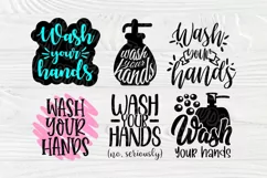 Wash Your Hands SVG | Bathroom Quotes | Toilet Signs Svg Product Image 5