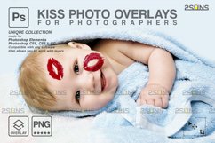 20 Kisses kiss photo overlays, valentines overlays bokeh Product Image 3