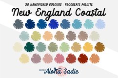 New England Coastal Procreate Colour Palette Swatch Product Image 1
