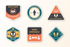 Keep Your Distance Signs Collection Product Image 1