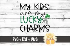 My Kids Are My Lucky Charms - St Patrick's Day SVG PNG DXF Product Image 2