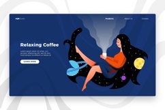 Relaxing Coffee - Banner &amp; Landing Page Product Image 1