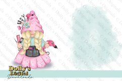 Cute Hairdresser Beuaty Gonk PNG Sublimation Clipart Product Image 3