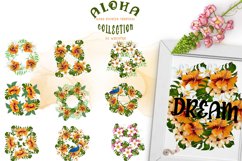 Aloha Hand Painted Tropical Wreaths Product Image 5