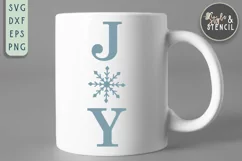 Joy Vertical Porch Sign SVG - PNG, DXF, EPS, SVG, Cut File Product Image 3