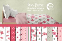 Roses patterns, Roses papers AMB-954 Product Image 1