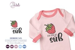 Ich bin so Süß SVG | Erdbeere SVG Product Image 1
