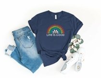 realistic bella canvas 3001 t shirt mockup PSD Template Product Image 8