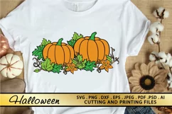Pumpkin SVG PNG EPS DXF Files Thanksgiving SVG Halloween SVG Product Image 4