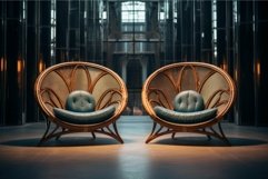 Modern armchairs in elegant hallway Product Image 1