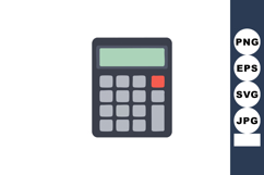 Calculator device with numeric keypad and display screen for Product Image 1