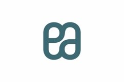 EA Logo design vector template Product Image 1