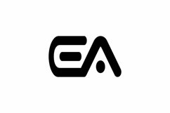 EA Logo design vector template Product Image 1