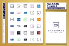 30 LOGOS BUNDLE OF INITIAL LETTERS WITH THE INITIAL E Product Image 1