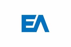 EA Logo design vector template Product Image 1