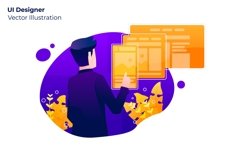 UI Designer - Vector Illustration Product Image 1