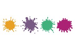 Paint Splash Illustrations Product Image 1