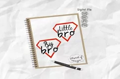 Big Brother Svg, Little Brother Svg, Big Bro Little Bro Svg Product Image 1
