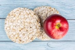 Red apple with crispbread Product Image 1