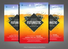 Futuristic Style Flyer Bundle Product Image 2