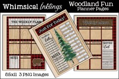Woodland Fun Planner Pages Product Image 1