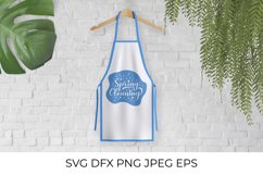 Spring cleaning SVG cut file. Calligraphy hand lettering Product Image 2