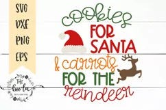 Cookies for Santa & Carrots for the Reindeer SVG EPS DXF PNG Product Image 3