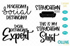 Social Distancing and Staycation SVG Product Image 1