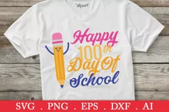 100 days of school svg, 100th day of school svg, school svg Product Image 1
