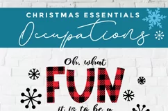 Christmas Nurse svg - Nurse oh what fun svg for crafters Product Image 5