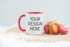 Mug Mockup 11 Oz Blank White Coffee Cup Macarons Product Image 1