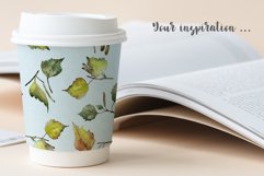 Leaves Birch Watercolor png Product Image 3