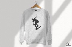 Skateboarder silhouette Product Image 3