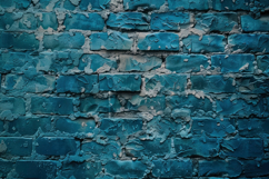 Blue Brick Wall Background Wallpaper Product Image 1