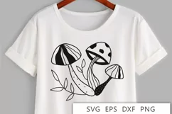 Mushroom svg, Mushrooms png clipart Product Image 6