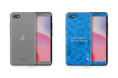 Redmi 6A Vinyl Skin Design Mockup 2018 Product Image 2