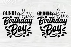 Birthday Boy SVG, Birthday Squad Svg, Family Shirt Quotes Product Image 6