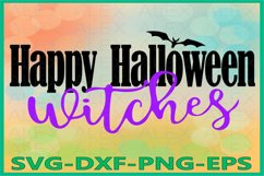 Happy Halloween Witches Svg, Halloween Witches, Witch png Product Image 1