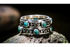 stones silver ring Product Image 1