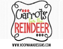 Carrots For The Reindeer - SVG Cutting File Product Image 2