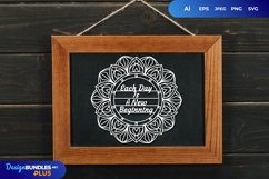 Each Day is a New Beginning Papercut Product Image 1