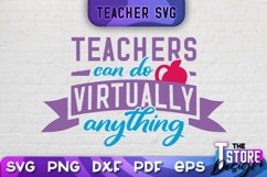 Teacher SVG Bundle | Teacher Quotes SVG | School Design v.1 Product Image 2