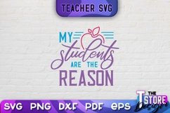 Teacher SVG Bundle | Teacher Quotes SVG | School Design v.1 Product Image 7