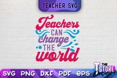 Teacher SVG Bundle | Teacher Quotes SVG | School Design v.1 Product Image 9