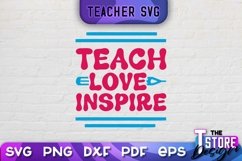 Teacher SVG Bundle | Teacher Quotes SVG | School Design v.1 Product Image 12