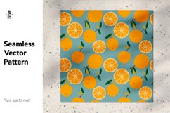 Trendy oranges seamless pattern Product Image 1