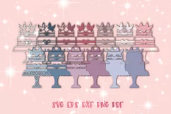 3D Wedding Cake Valentines svg Love 3D Valentine Layered Product Image 2